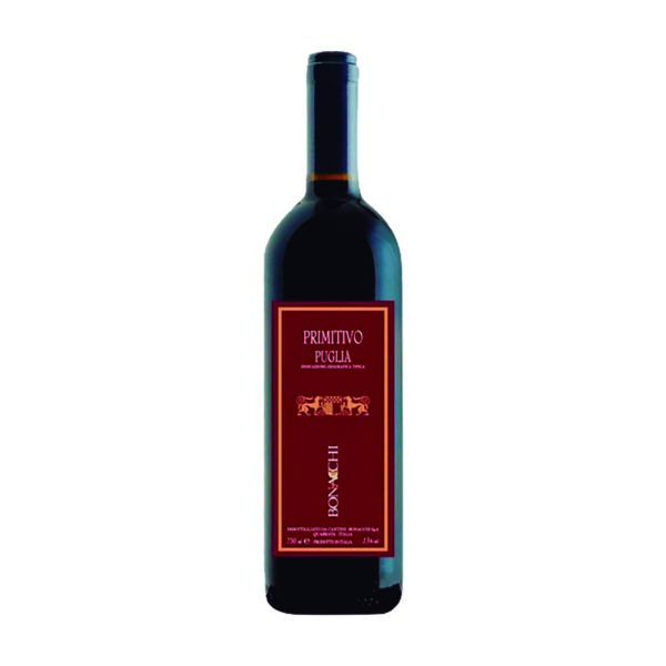 Vinho Italiano Bonacchi Primitivo IGT Puglia Tinto 750ml