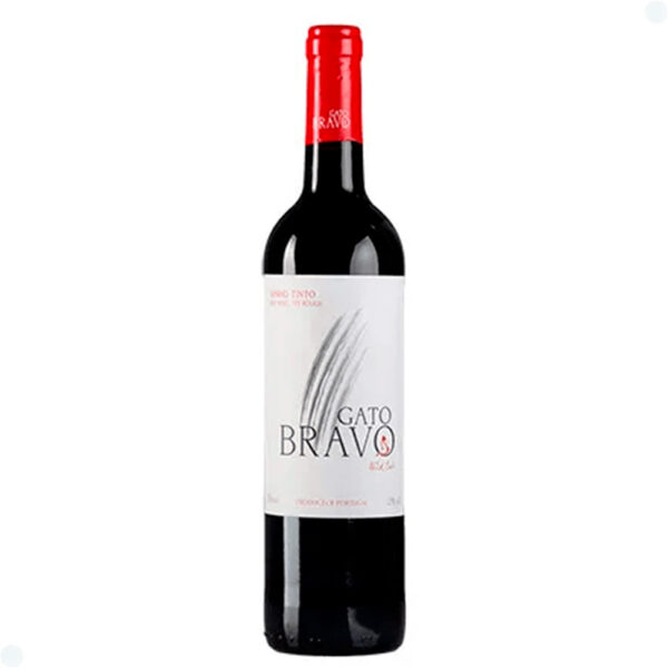 Vinho Português Gato Bravo IG Alentejo (branco) Tinto 750ml