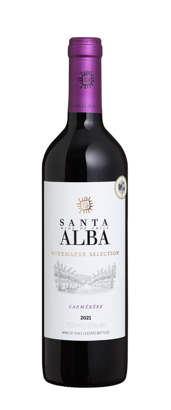 Vinho Chileno Santa Alba Winemaker Selection Carmenere Tinto 750ml - Image 2