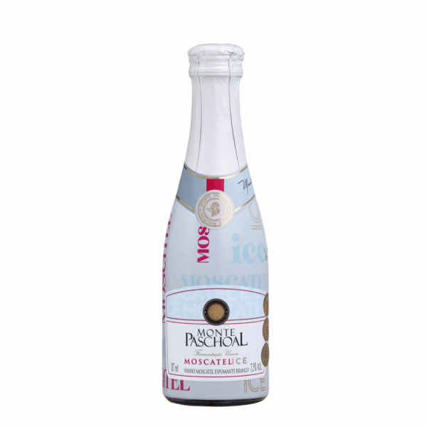 Espumante Brasileiro Monte Paschoal Moscatel Ice Branco 187ml