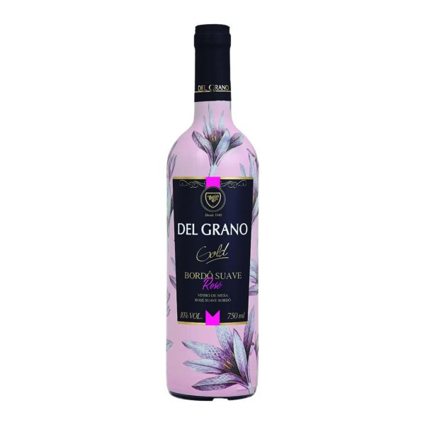 Vinho Suave Del Grano Gold Bordô Rosé 750ml
